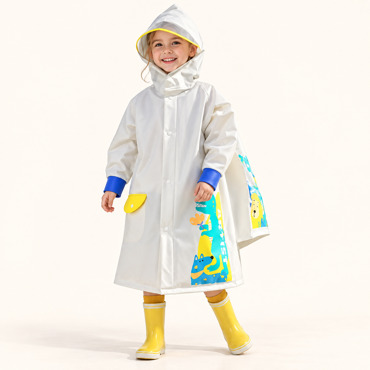 Pfützenflitzer – Kinder-Regenponcho