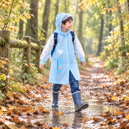 Pfützenflitzer – Kinder-Regenponcho