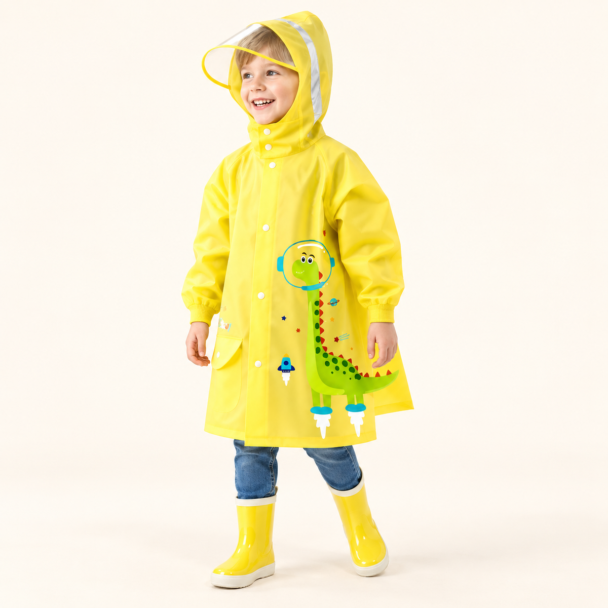 Pfützenflitzer – Kinder-Regenponcho
